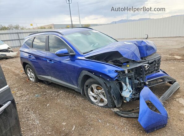 5NMJB3AE1NH117684 2022 HYUNDAI TUCSON Blue Przód prawy