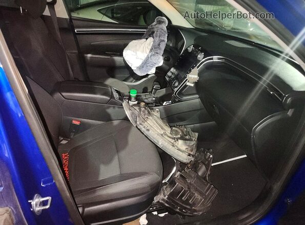 5NMJB3AE1NH117684 2022 HYUNDAI TUCSON Blue Widok naklejki z numerem VIN