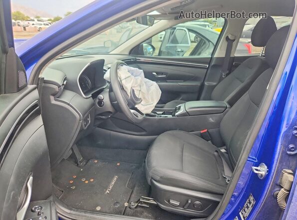 5NMJB3AE1NH117684 2022 HYUNDAI TUCSON Blue Widok wnętrza z przodu
