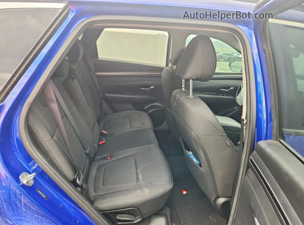 5NMJB3AE1NH117684 2022 HYUNDAI TUCSON Blue Widok wnętrza z tyłu