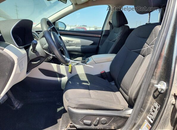 5NMJB3AE1NH148109 2022 HYUNDAI TUCSON Gray Widok wnętrza z przodu