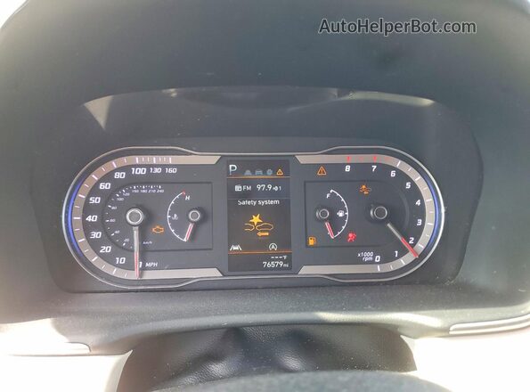 5NMJB3AE1PH229534 2023 HYUNDAI TUCSON Charcoal Instrument cluster view