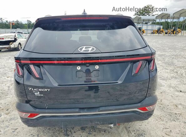 5NMJB3AE2NH028979 2022 HYUNDAI TUCSON Black Widok z tyłu
