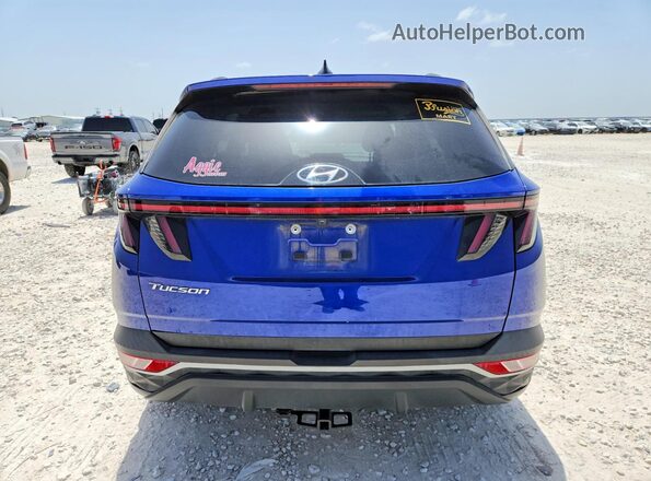 5NMJB3AE5NH085547 2022 HYUNDAI TUCSON Blue Հետևի տեսք