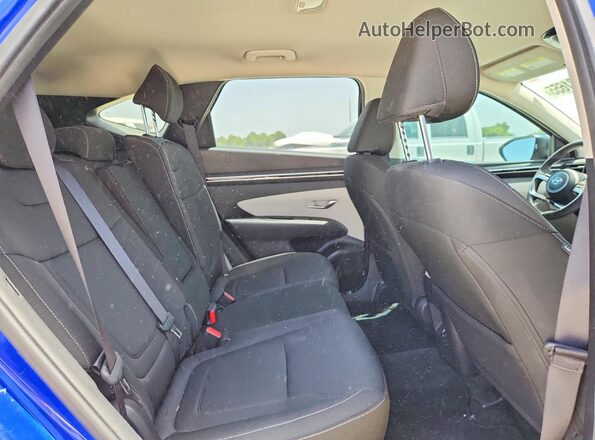 5NMJB3AE5NH085547 2022 HYUNDAI TUCSON Blue Սալոնի հետևի տեսք