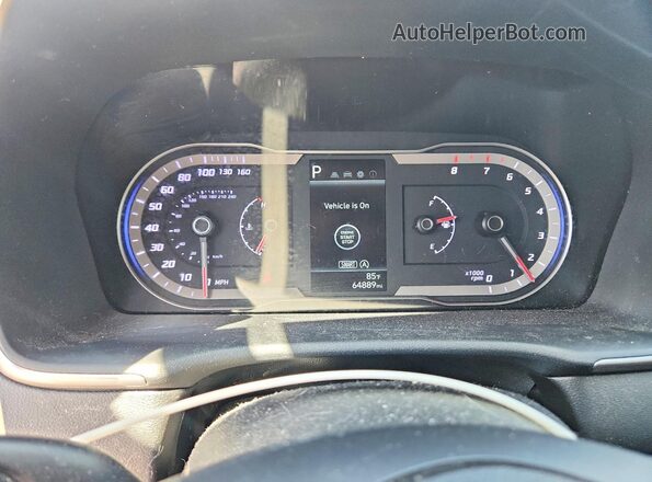 5NMJB3AE5PH198675 2023 HYUNDAI TUCSON Gray ხელსაწყოთა პანელის ხედი