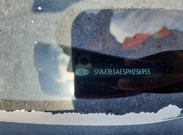 5NMJB3AE5PH236955 2023 HYUNDAI TUCSON Red Вид підкапотного простору