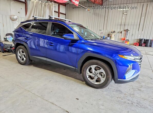 5NMJB3AE6NH043470 2022 HYUNDAI TUCSON Синий Передняя правая четверть