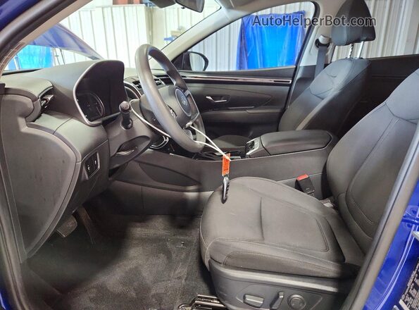 5NMJB3AE6NH043470 2022 HYUNDAI TUCSON Синий Вид салона спереди