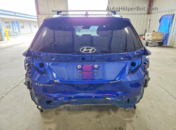 5NMJB3AE6NH043470 2022 HYUNDAI TUCSON Синий Вид сзади