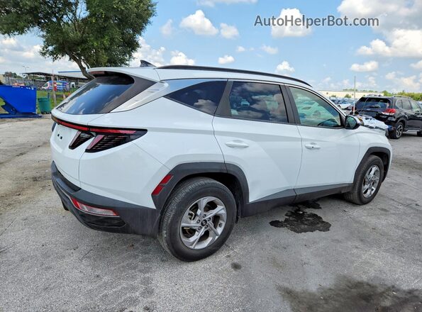 5NMJB3AE6NH155847 2022 HYUNDAI TUCSON White უკანა მარჯვენა