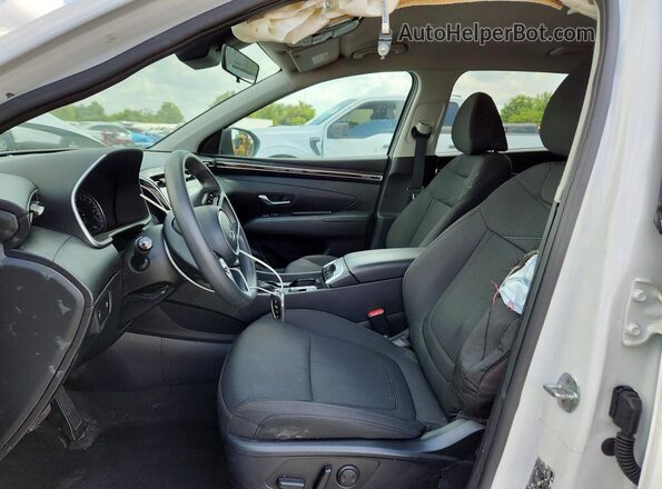 5NMJB3AE6NH155847 2022 HYUNDAI TUCSON White წინა სალონის ხედი