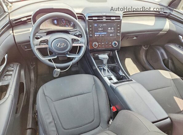 5NMJB3AE6NH155847 2022 HYUNDAI TUCSON White წინა პანელის ხედი