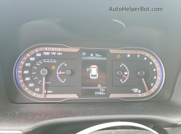 5NMJB3AE7PH221180 2023 HYUNDAI TUCSON Black Widok zestawu wskaźników