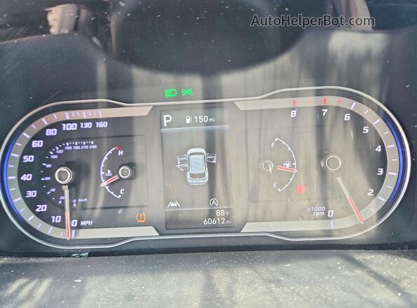 5NMJB3AE7PH227075 2023 HYUNDAI TUCSON Gray Instrument cluster view