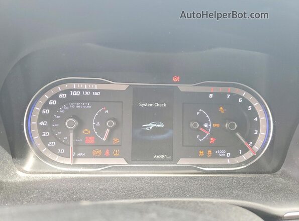 5NMJB3AE7PH237525 2023 HYUNDAI TUCSON White Սարքավորումների վահանակի տեսք