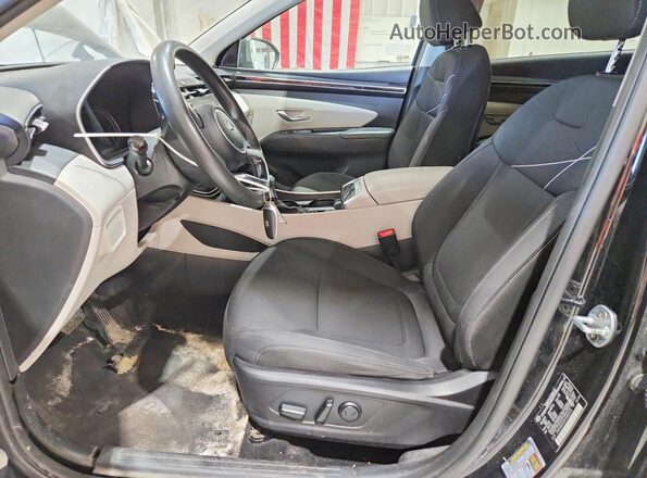 5NMJB3AE8NH002578 2022 HYUNDAI TUCSON Черный Вид салона спереди