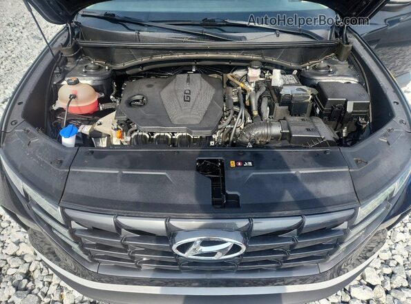 5NMJB3AE8NH022913 2022 HYUNDAI TUCSON Black უკანა სალონის ხედი