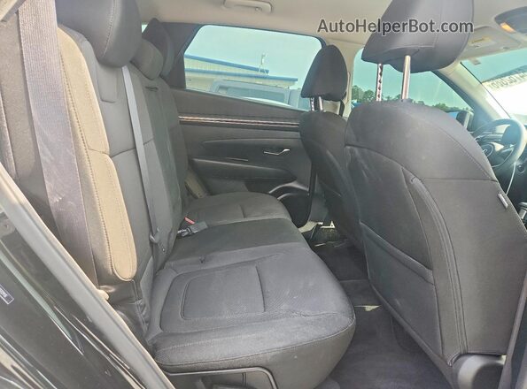 5NMJB3AE8NH022913 2022 HYUNDAI TUCSON Black უკანა სავარძლების ხედი