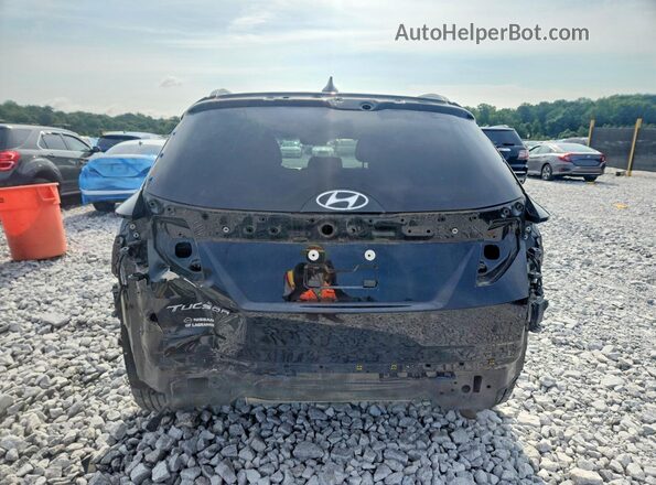 5NMJB3AE8NH022913 2022 HYUNDAI TUCSON Black უკანა ხედი