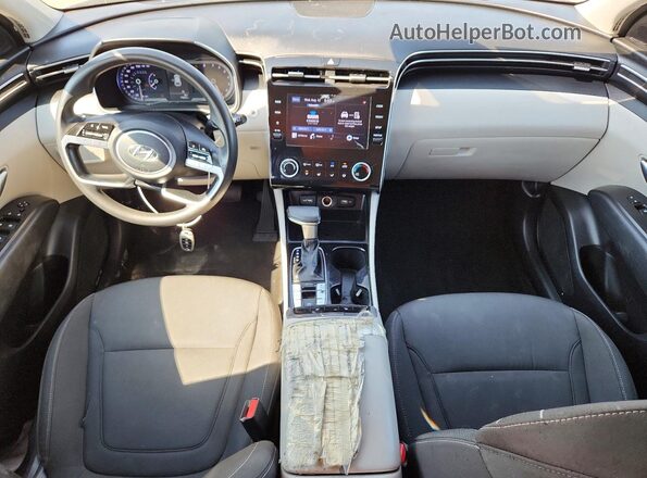 5NMJB3AE8NH128133 2022 HYUNDAI TUCSON Charcoal Dashboard view