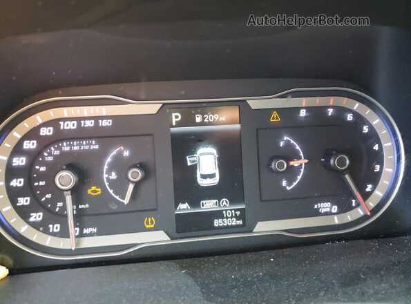 5NMJB3AE8PH192286 2023 HYUNDAI TUCSON Silver Instrument cluster view