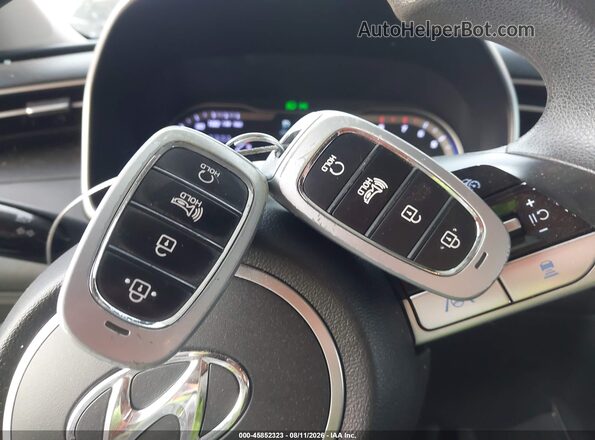 5NMJB3AEXNH092722 2022 HYUNDAI TUCSON White Widok deski rozdzielczej