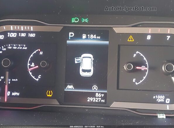 5NMJB3AEXNH092722 2022 HYUNDAI TUCSON White Widok tylnych siedzeń