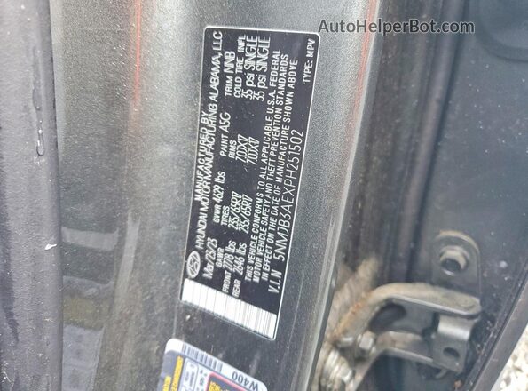5NMJB3AEXPH251502 2023 HYUNDAI TUCSON Gray Widok komory silnika