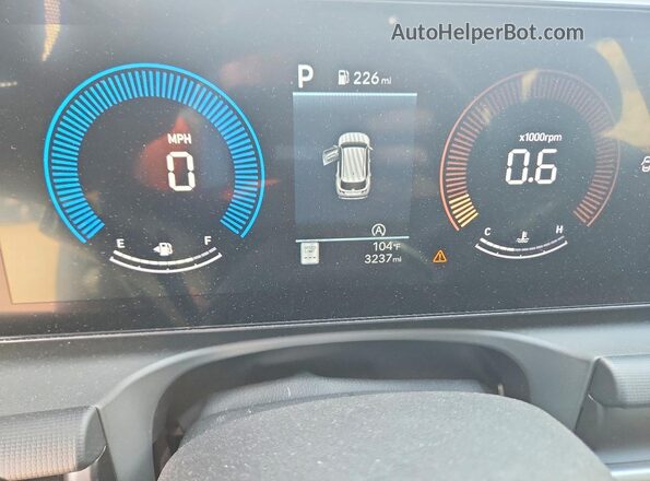 5NMJB3DE0TH699706 2026 HYUNDAI TUCSON Black Instrument cluster view