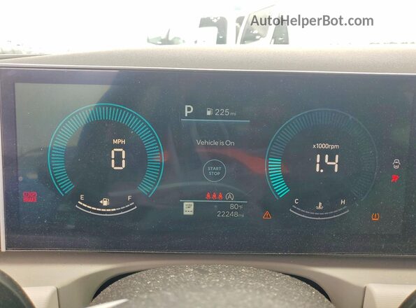 5NMJB3DE2SH448605 2025 HYUNDAI TUCSON Gray Widok zestawu wskaźników