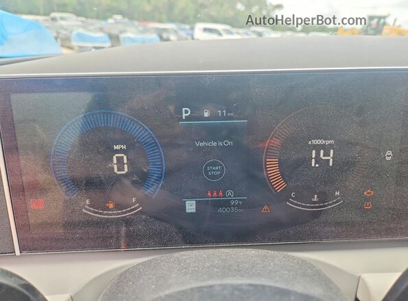 5NMJB3DE2SH493284 2025 HYUNDAI TUCSON Серый Вид щитка приборов