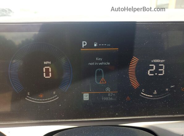 5NMJB3DE2SH565889 2025 HYUNDAI TUCSON Gray Вид щитка приладів
