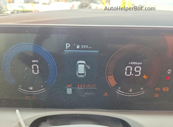 5NMJB3DE2TH618172 2026 HYUNDAI TUCSON Silver Vista del cuadro de instrumentos