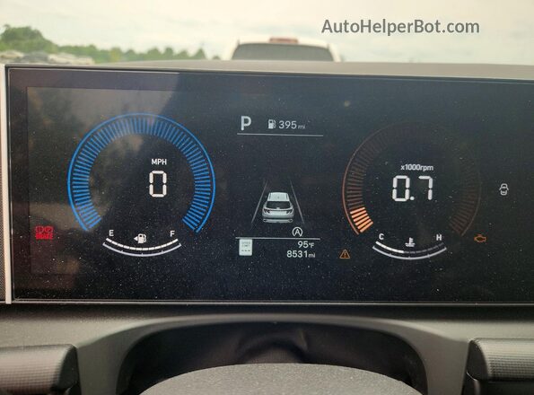 5NMJB3DE2TH708440 2026 HYUNDAI TUCSON Gray Instrument cluster view