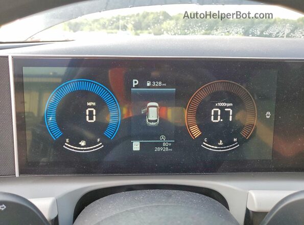 5NMJB3DE3SH477207 2025 HYUNDAI TUCSON Черный Вид щитка приборов