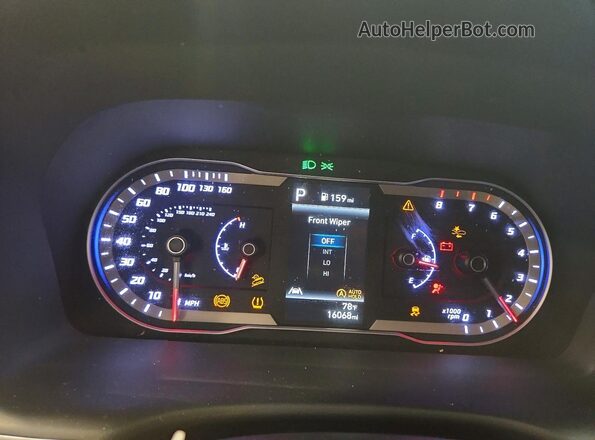 5NMJB3DE4RH379782 2024 HYUNDAI TUCSON Black Vista del cuadro de instrumentos