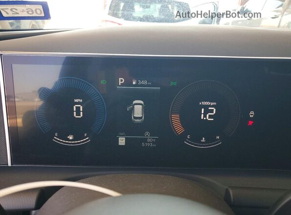 5NMJB3DE5TH752111 2026 HYUNDAI TUCSON Silver Vista del cuadro de instrumentos