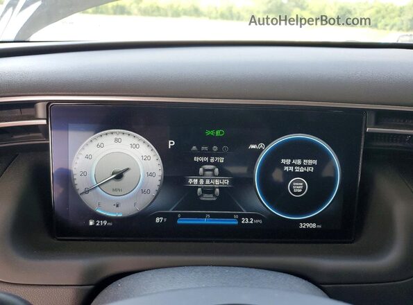 5NMJB3DE7RH421538 2024 HYUNDAI TUCSON Серый Вид щитка приборов