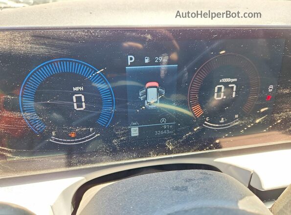 5NMJB3DE7SH506109 2025 HYUNDAI TUCSON Black Instrument cluster view