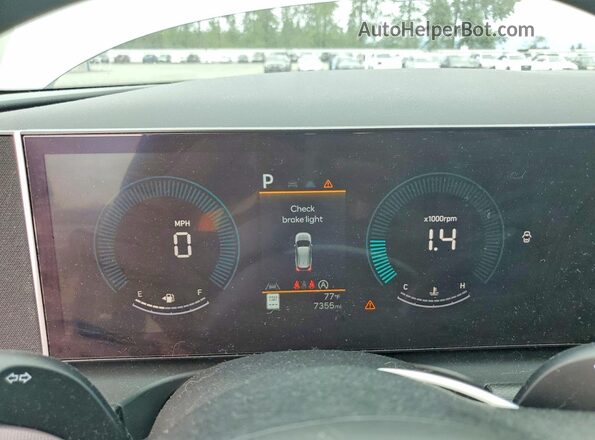 5NMJB3DE9SH554856 2025 HYUNDAI TUCSON Серебряный Вид щитка приборов
