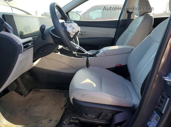 5NMJB3DE9SH592832 2025 HYUNDAI TUCSON Gray წინა სალონის ხედი
