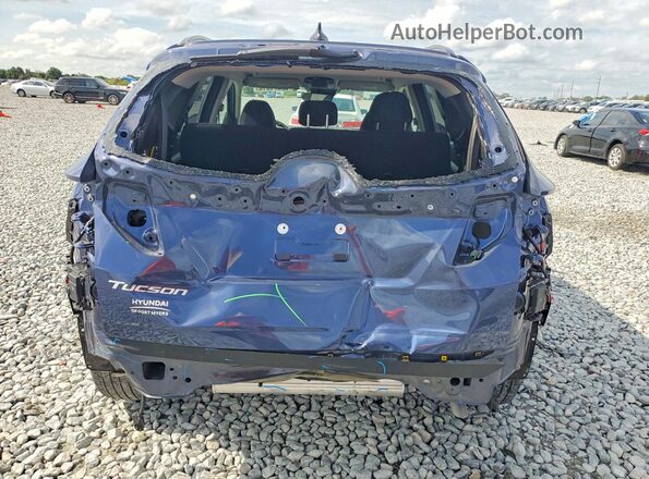 5NMJB3DEXSH527732 2025 HYUNDAI TUCSON Blue Вид ззаду