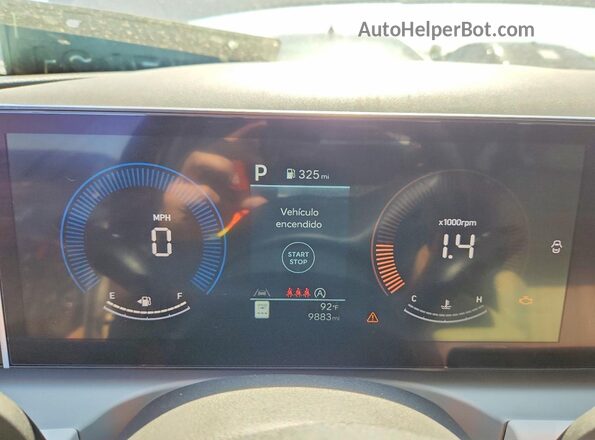 5NMJB3DEXSH536057 2025 HYUNDAI TUCSON Silver Instrument cluster view