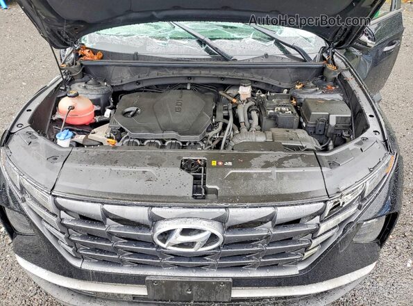 5NMJBCAE0NH040578 2022 HYUNDAI TUCSON Black Engine compartment view