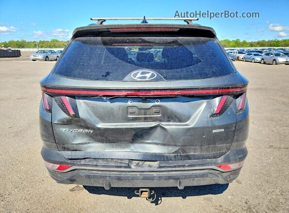 5NMJBCAE0NH067604 2022 HYUNDAI TUCSON Gray Вид ззаду