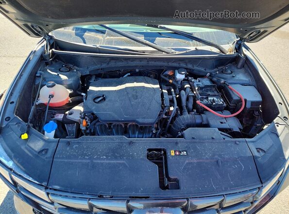 5NMJBCAE0NH067604 2022 HYUNDAI TUCSON Gray Вид підкапотного простору
