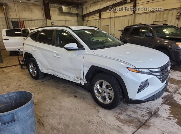 5NMJBCAE0NH152264 2022 HYUNDAI TUCSON White Передня права чверть