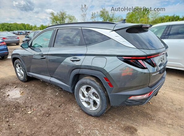 5NMJBCAE1NH024745 2022 HYUNDAI TUCSON Gray Trasero izquierdo