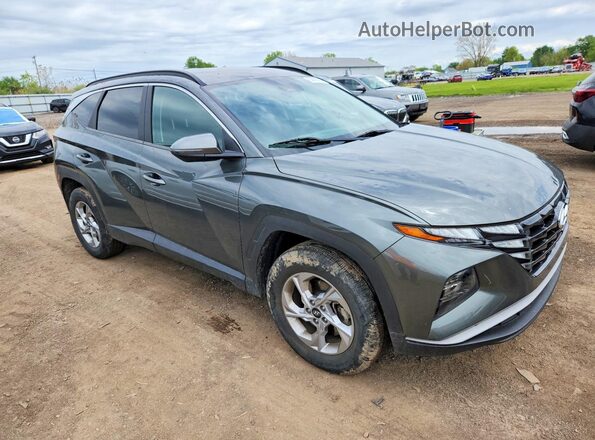 5NMJBCAE1NH024745 2022 HYUNDAI TUCSON Gray Delantero derecho